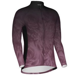 NWT- PRIMAL Women's Long Sleeve Cycling Jersey in Faded Rose Print Size XL